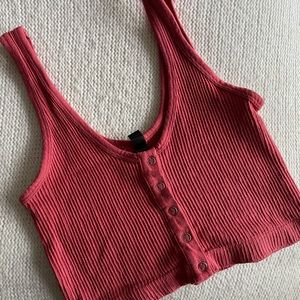 Urban Outfitters Out From Under Seamless Snap-Front Bra Top (Pink)